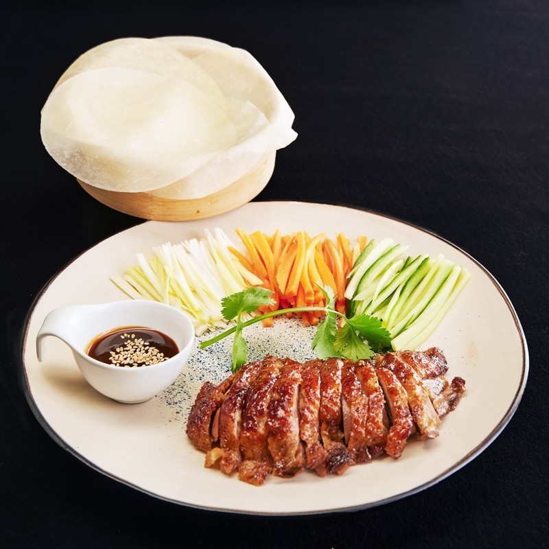 Canard laqué et ses crêpes